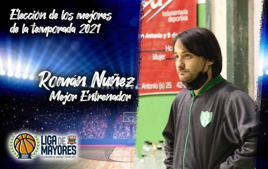 Román Núñez dialogo con La Cábala, tras consagrase campeón de la Liga Provincial Mayores Masculina 2021 con Bancario de Gualeguay.
